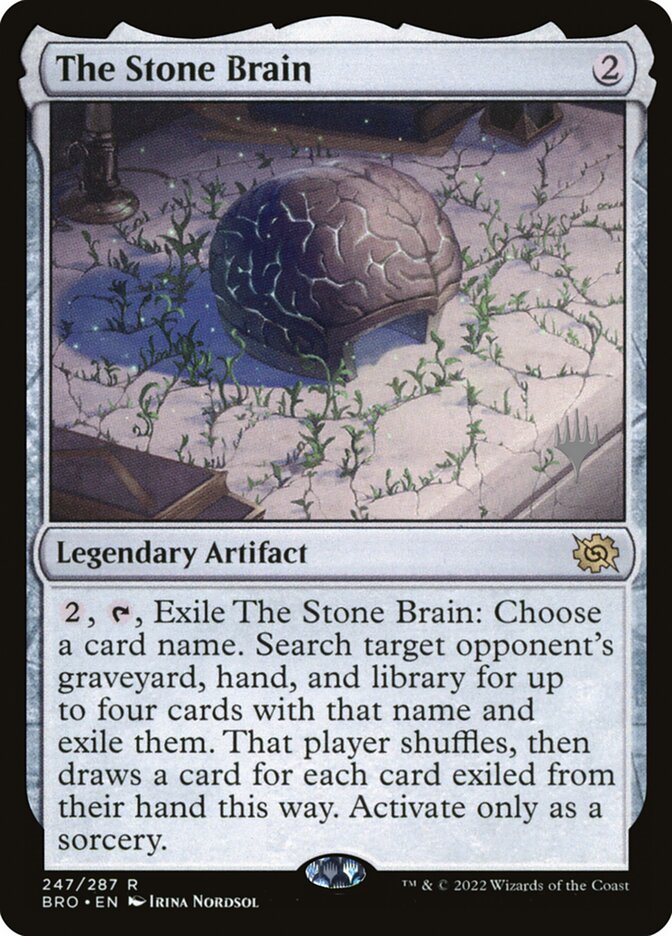 The Stone Brain card front