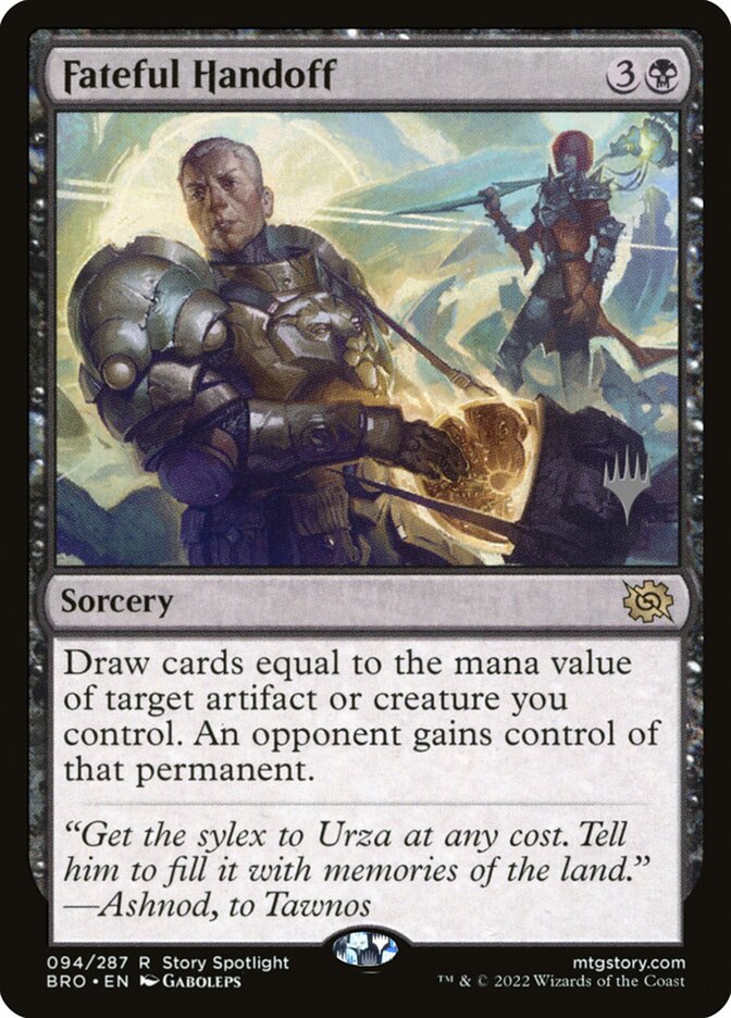 Fateful Handoff card front