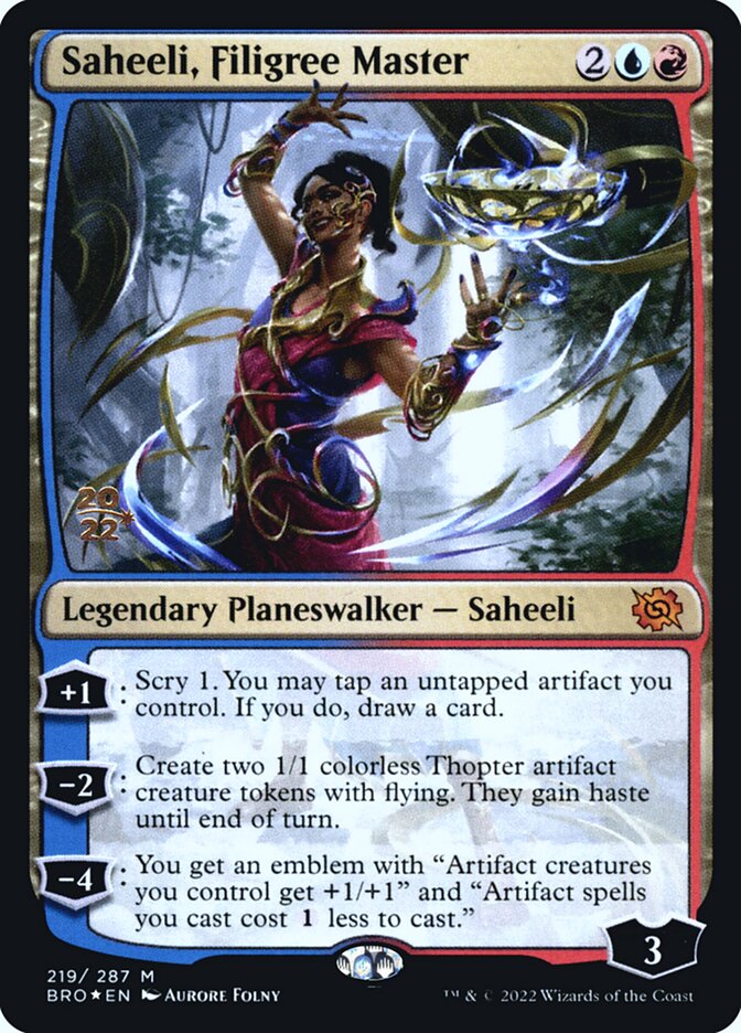 Saheeli, Filigree Master card front