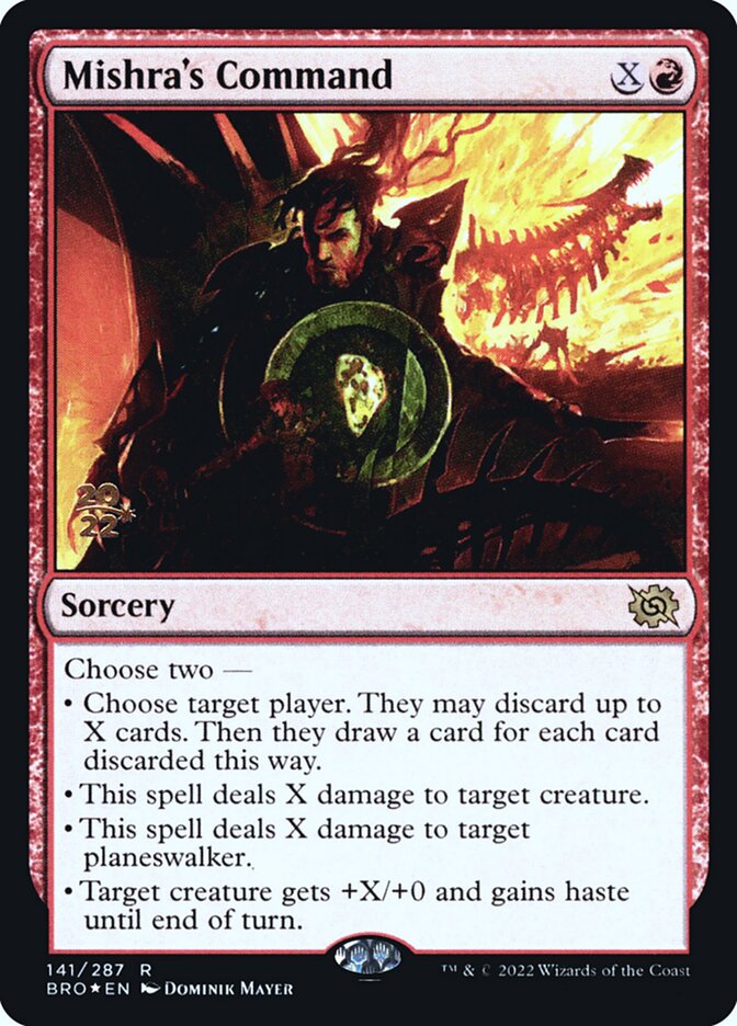 Mishra's Command card front