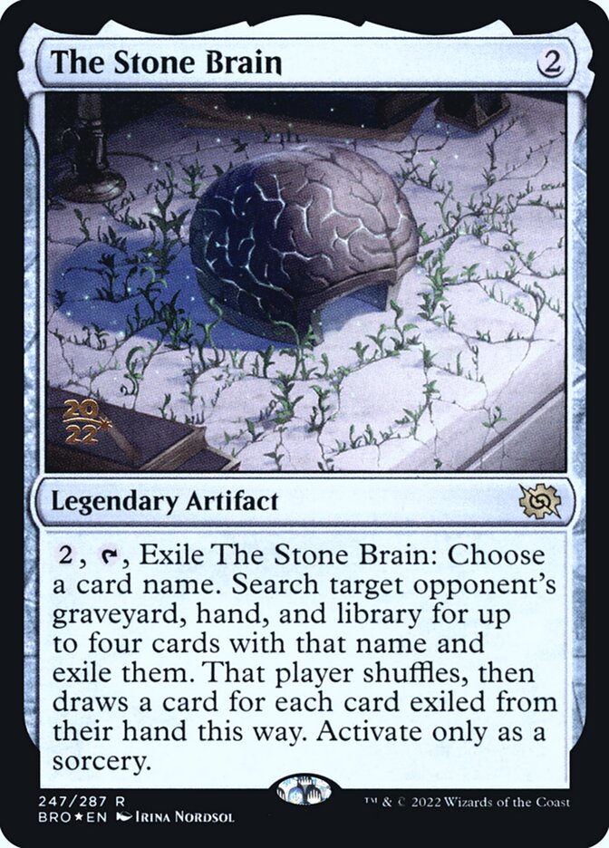 The Stone Brain card front