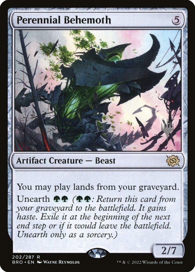 Perennial Behemoth card front