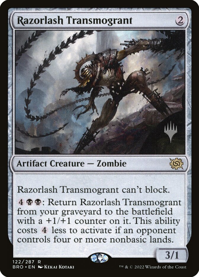 Razorlash Transmogrant card front