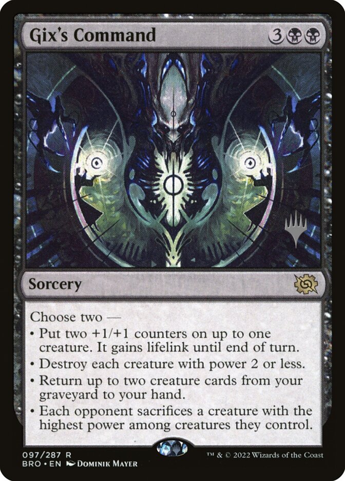 Gix's Command card front