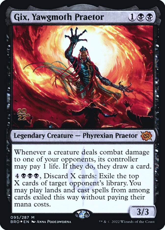 Gix, Yawgmoth Praetor card front