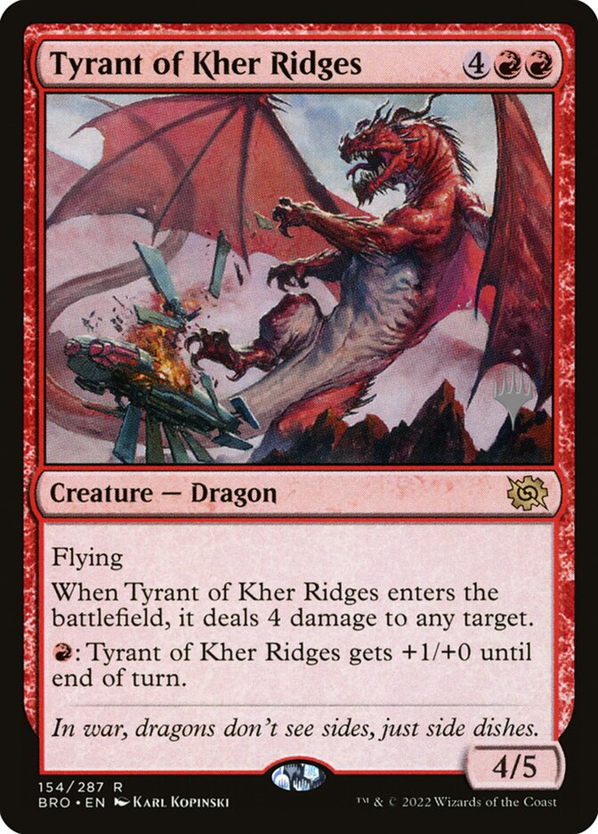 Tyrant of Kher Ridges card front