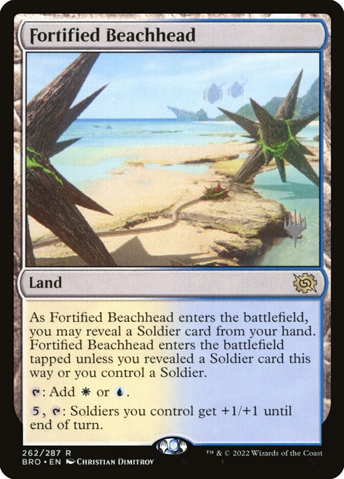 Fortified Beachhead card front