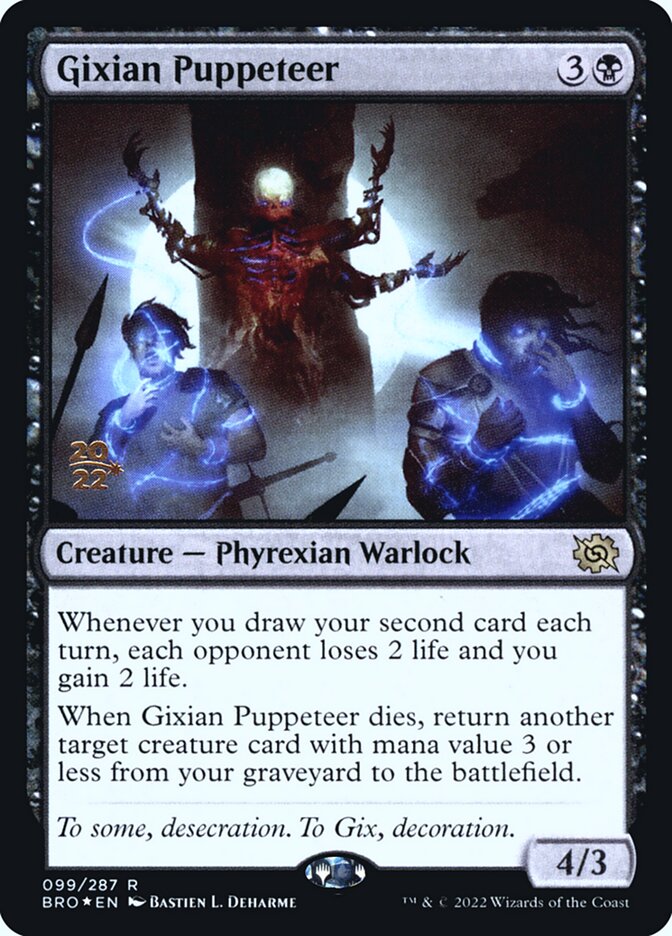 Gixian Puppeteer card front