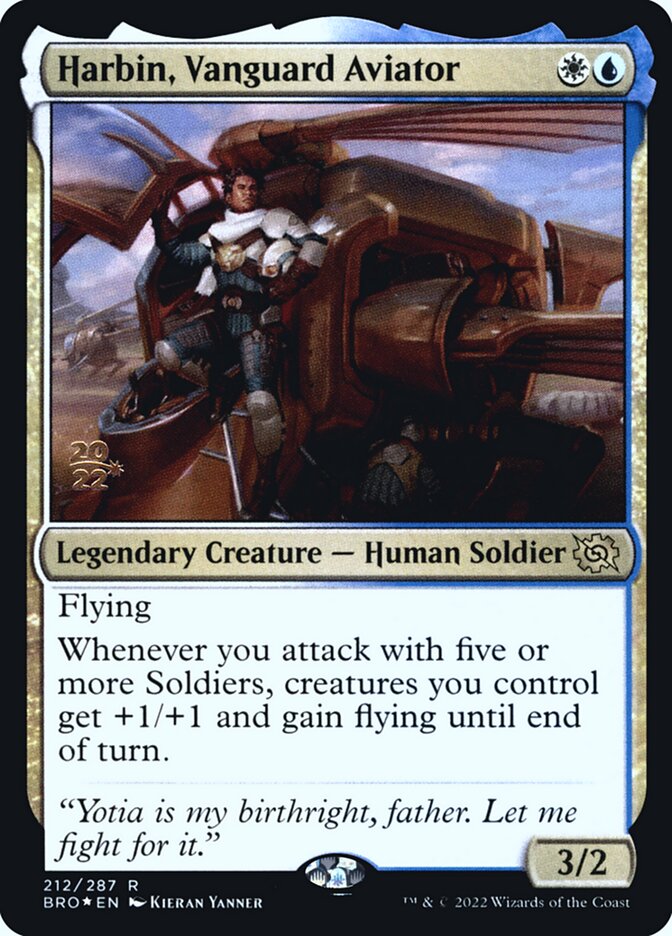 Harbin, Vanguard Aviator card front