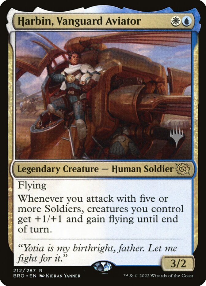 Harbin, Vanguard Aviator card front