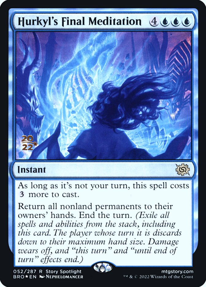 Hurkyl's Final Meditation card front