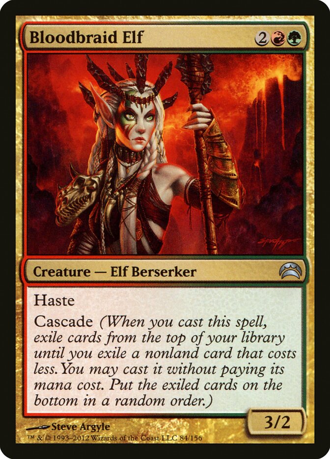 Bloodbraid Elf card front