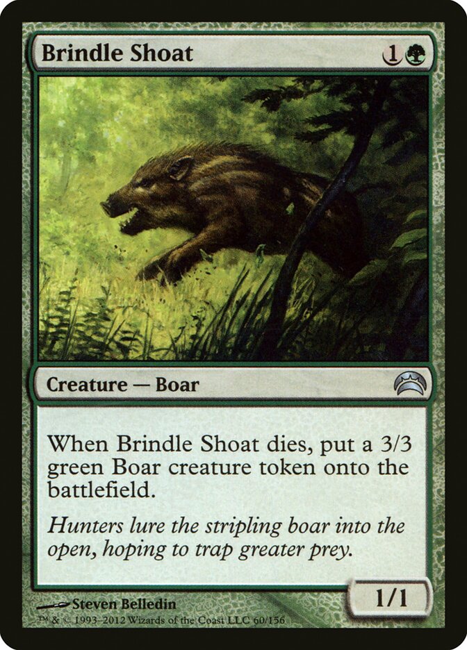 Brindle Shoat card front