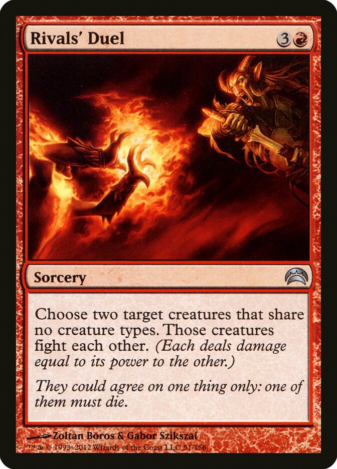 Rivals' Duel card front