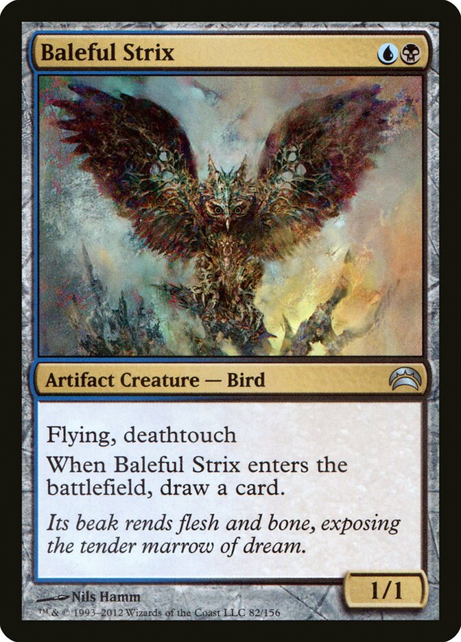 Baleful Strix card front