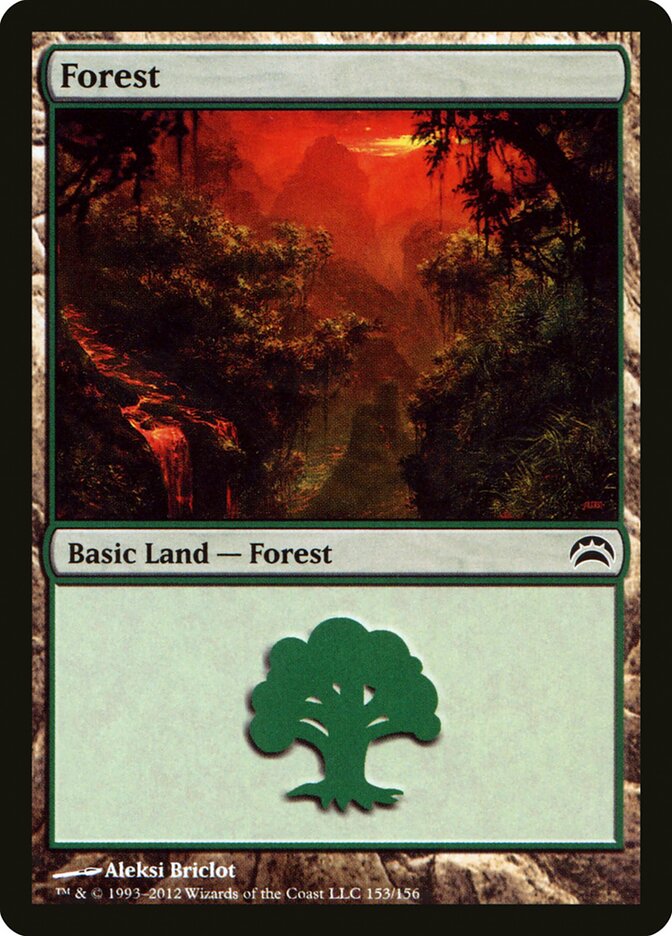 Forest card front