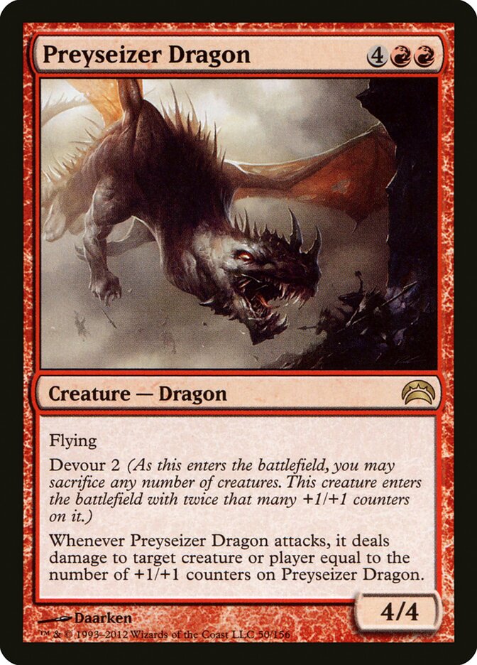 Preyseizer Dragon card front