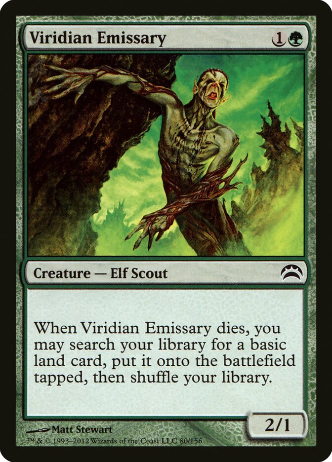 Viridian Emissary card front