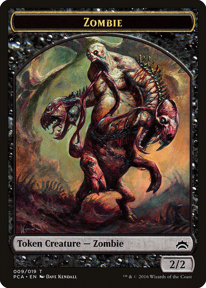 Zombie card front