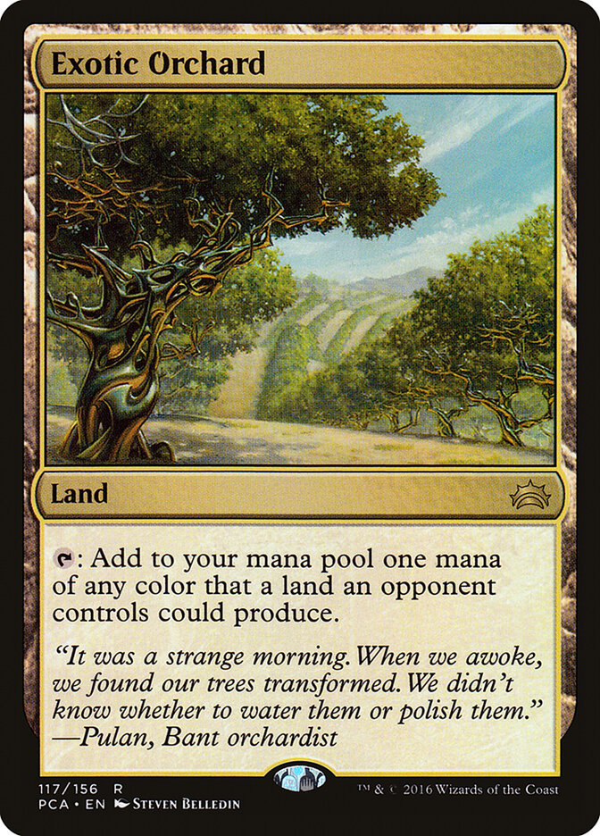 Exotic Orchard card front