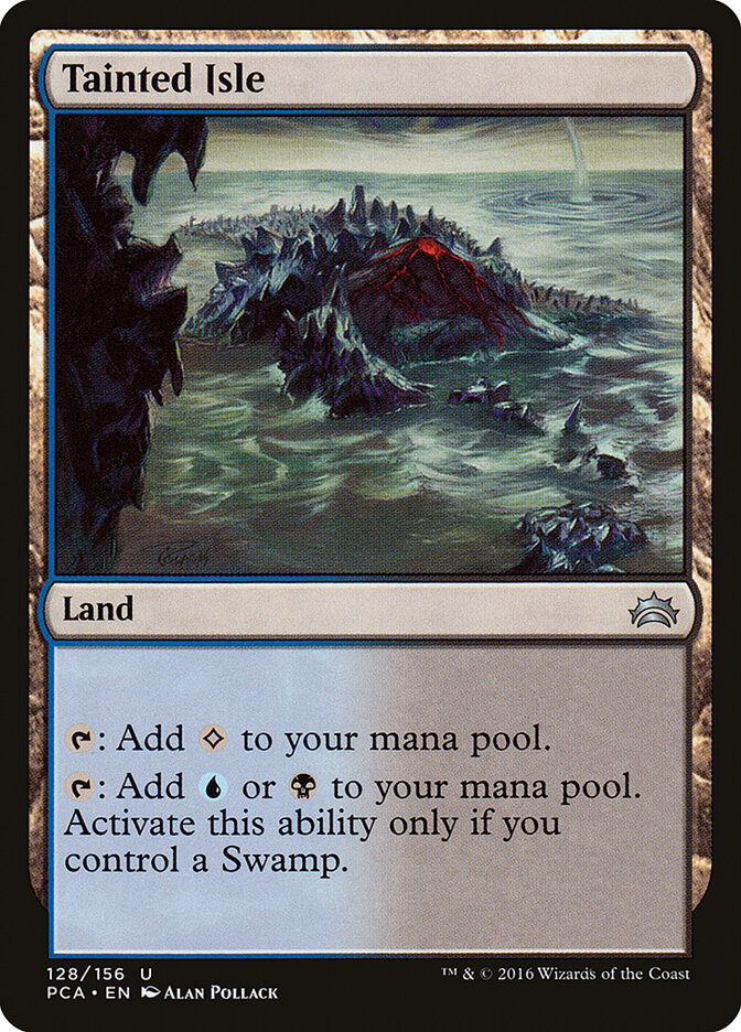 Tainted Isle card front