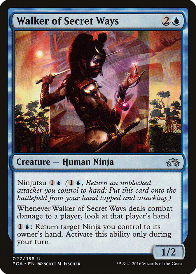 Walker of Secret Ways card front