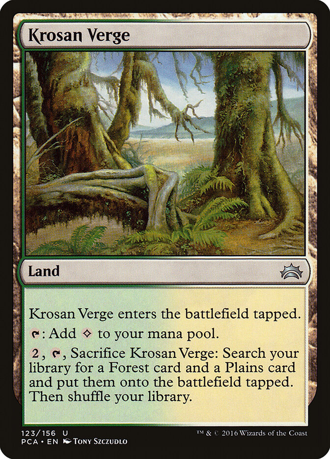 Krosan Verge card front