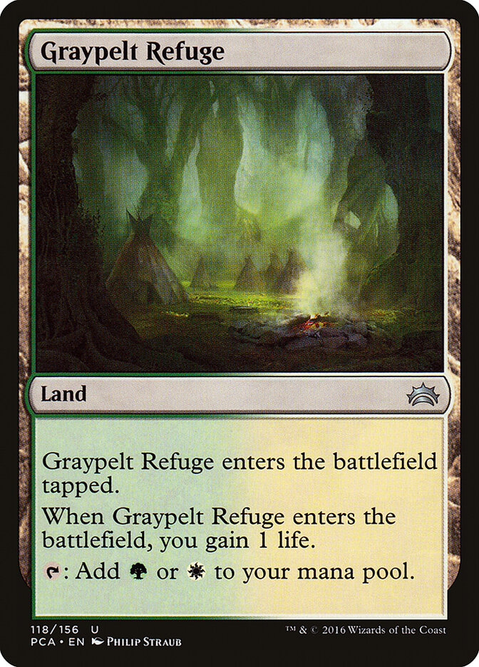 Graypelt Refuge card front