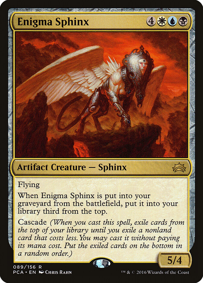 Enigma Sphinx card front