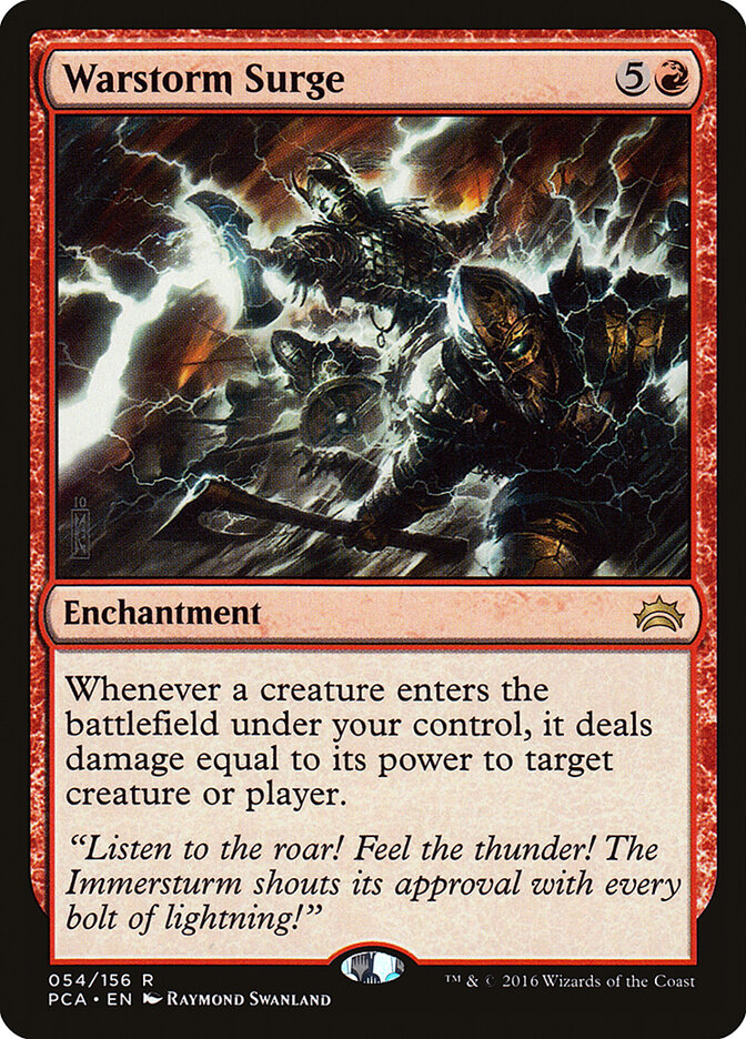 Warstorm Surge card front