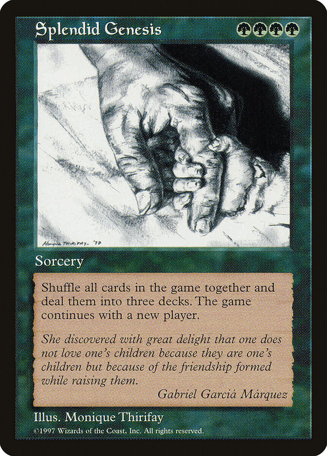 Splendid Genesis card front