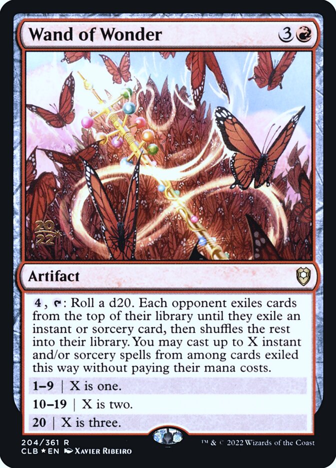 Wand of Wonder card front