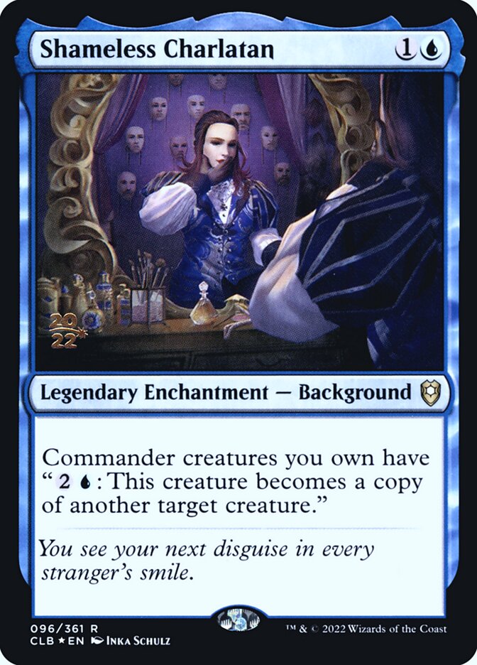 Shameless Charlatan card front
