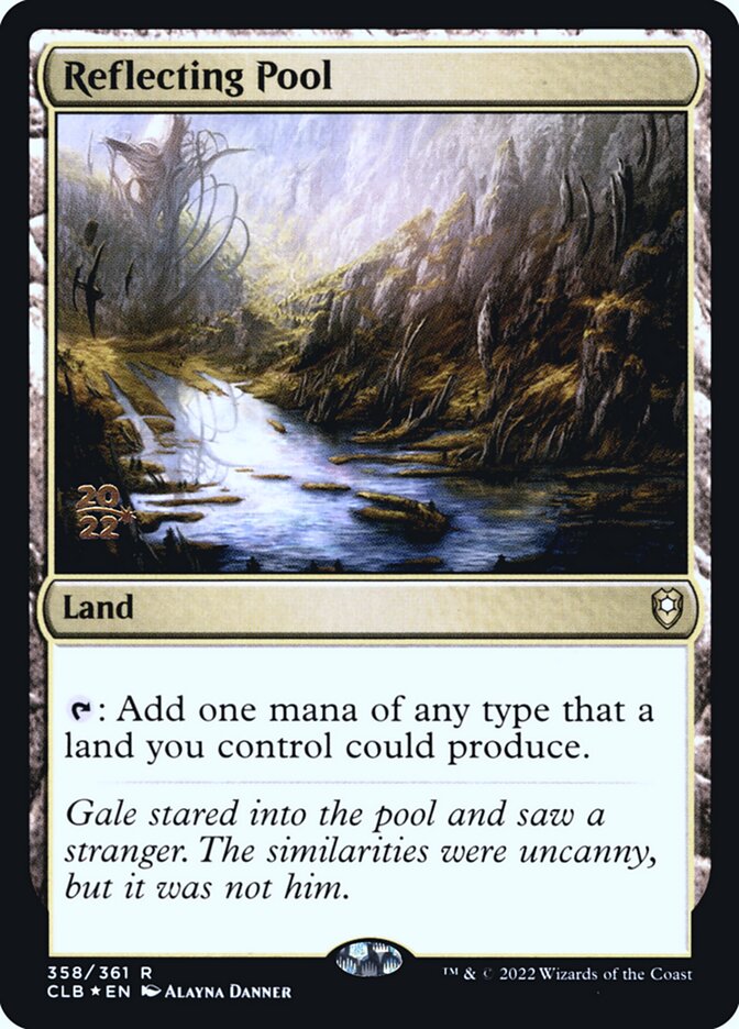 Reflecting Pool card front
