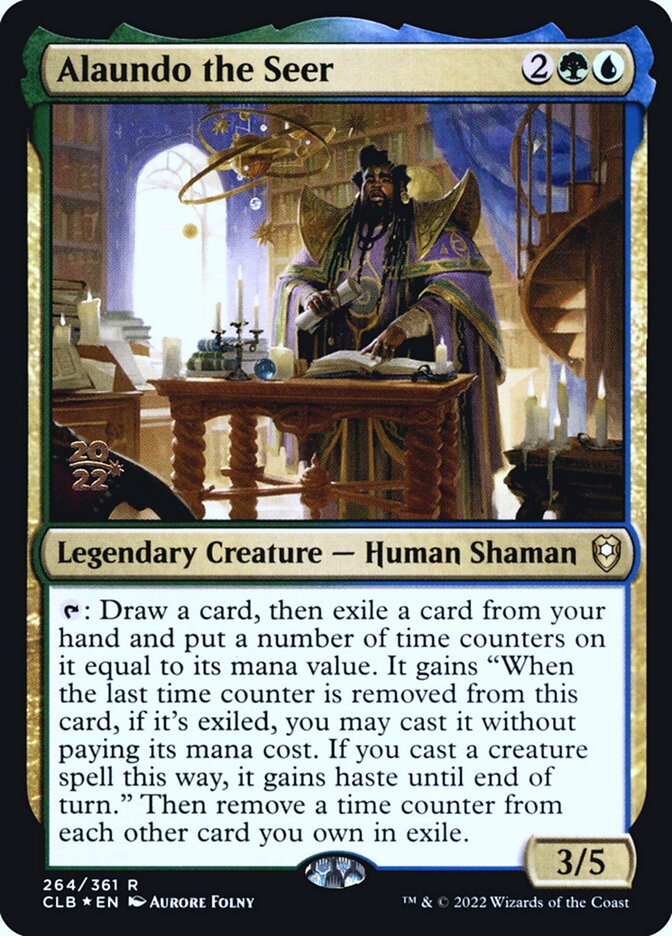 Alaundo the Seer card front