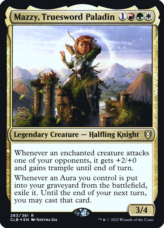 Mazzy, Truesword Paladin card front