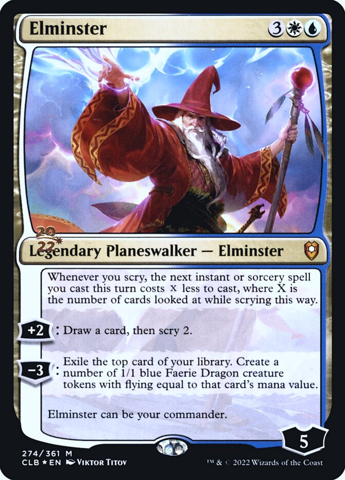 Elminster card front
