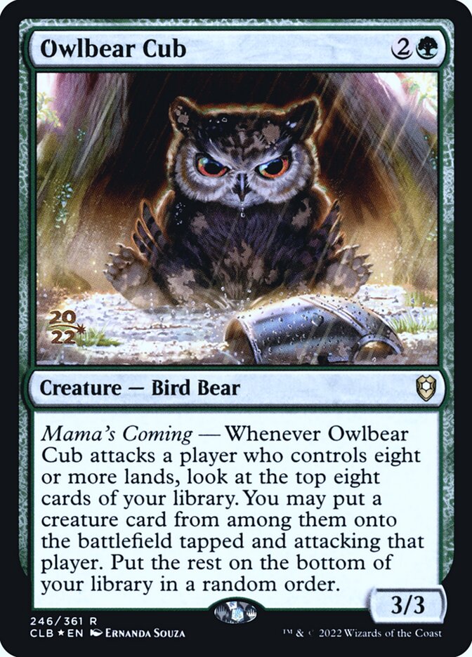 Owlbear Cub card front