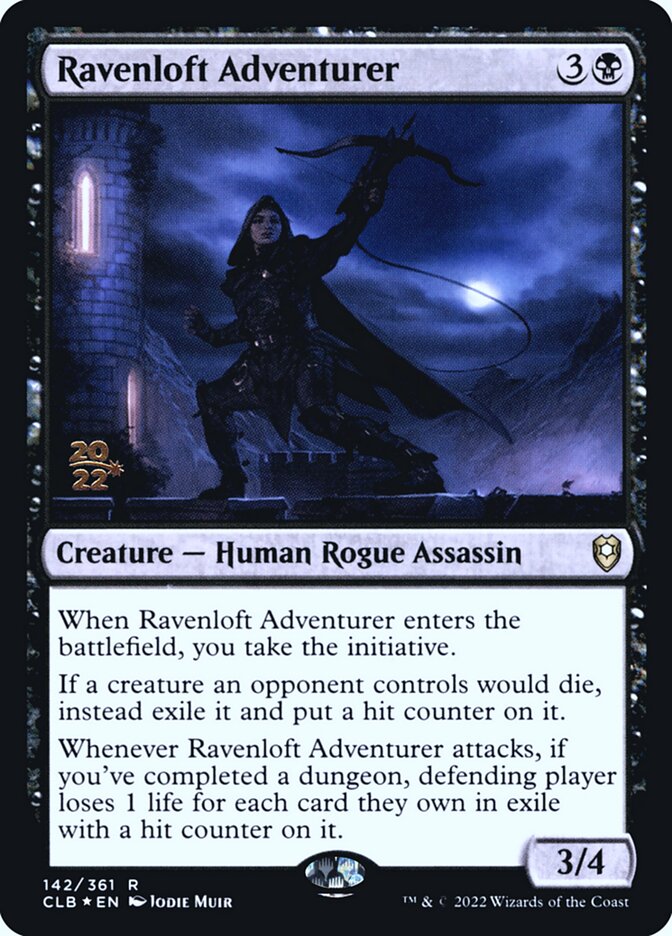 Ravenloft Adventurer card front
