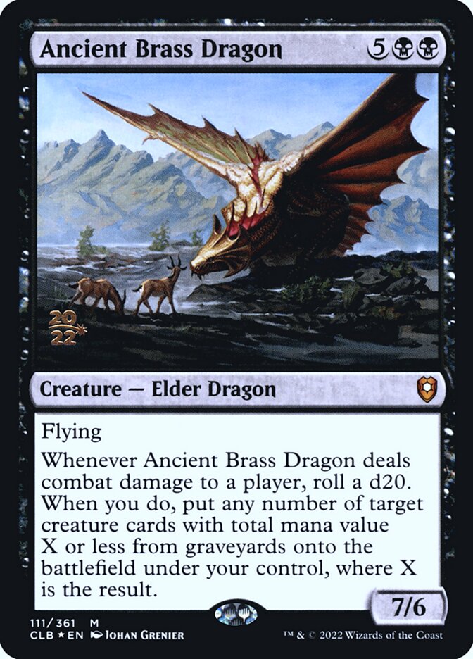 Ancient Brass Dragon card front
