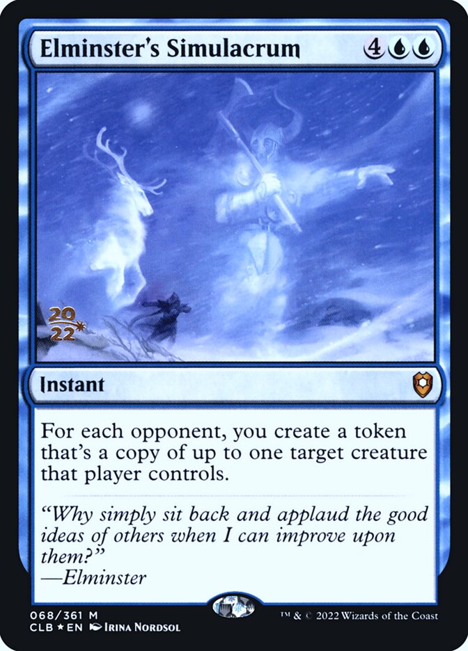 Elminster's Simulacrum card front