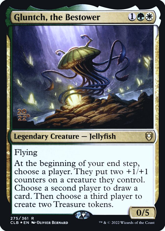 Gluntch, the Bestower card front