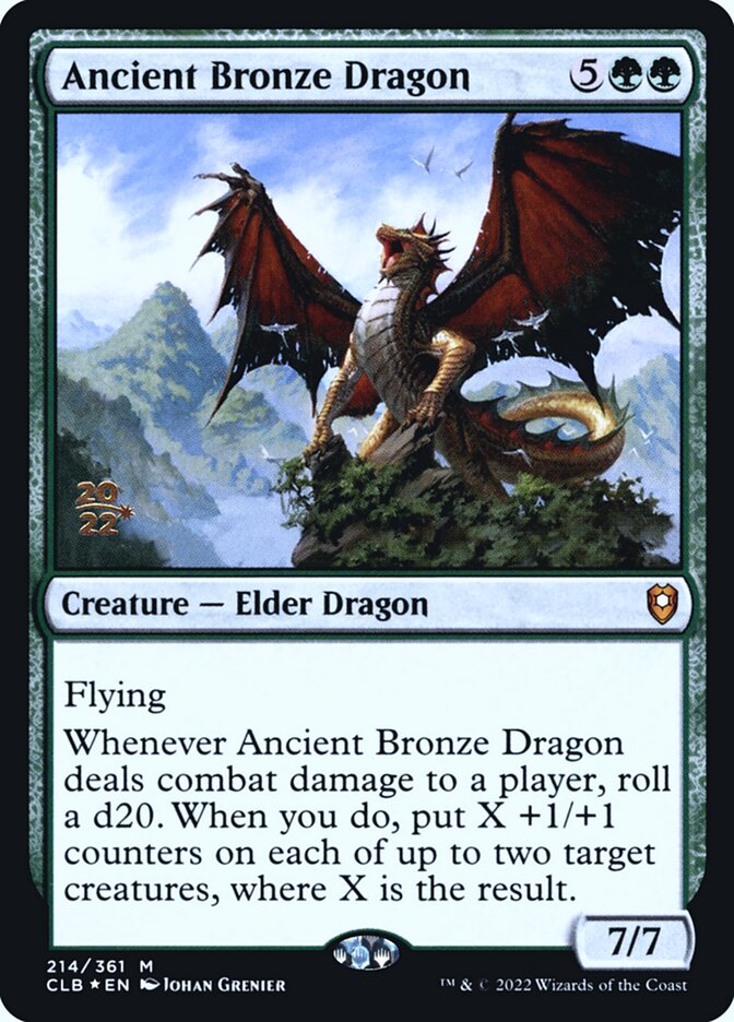 Ancient Bronze Dragon card front