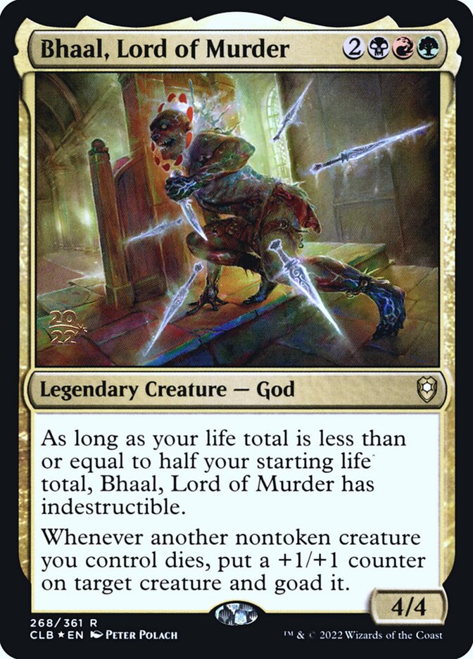Bhaal, Lord of Murder card front