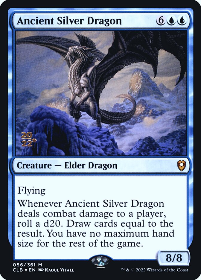 Ancient Silver Dragon card front