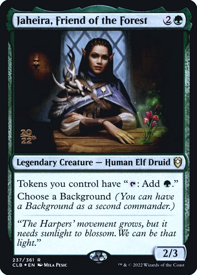 Jaheira, Friend of the Forest card front
