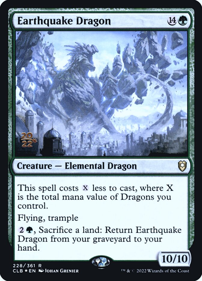 Earthquake Dragon card front
