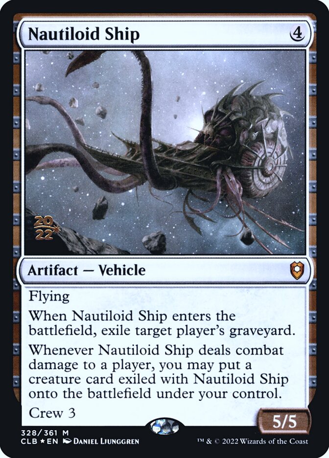 Nautiloid Ship card front
