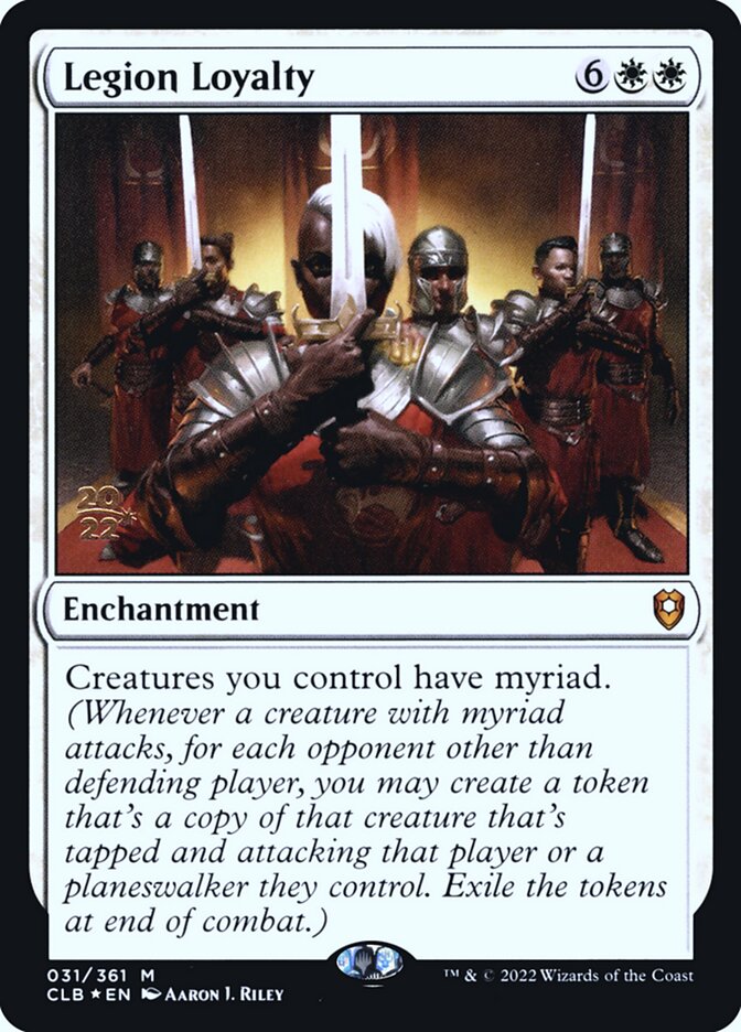 Legion Loyalty card front
