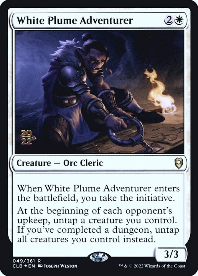 White Plume Adventurer card front